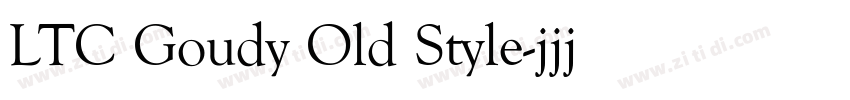 LTC Goudy Old Style字体转换